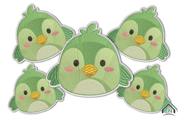 Cute Little Bird Embroidery Design