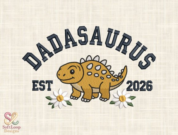 DADASAURUS EST 2026 Embroidery Design