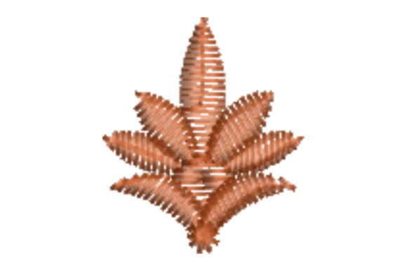 Leaf Machine Embroidery Design