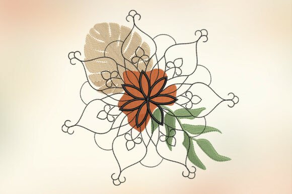 Ornament Embroidery Design